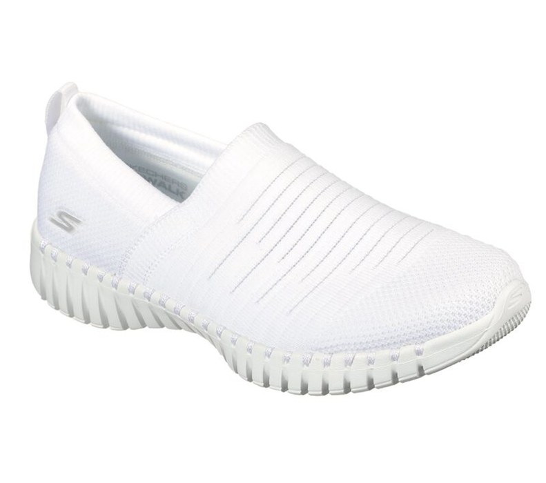 Skechers Gowalk Smart - Wise - Womens Slip On Shoes White [AU-DJ4529]